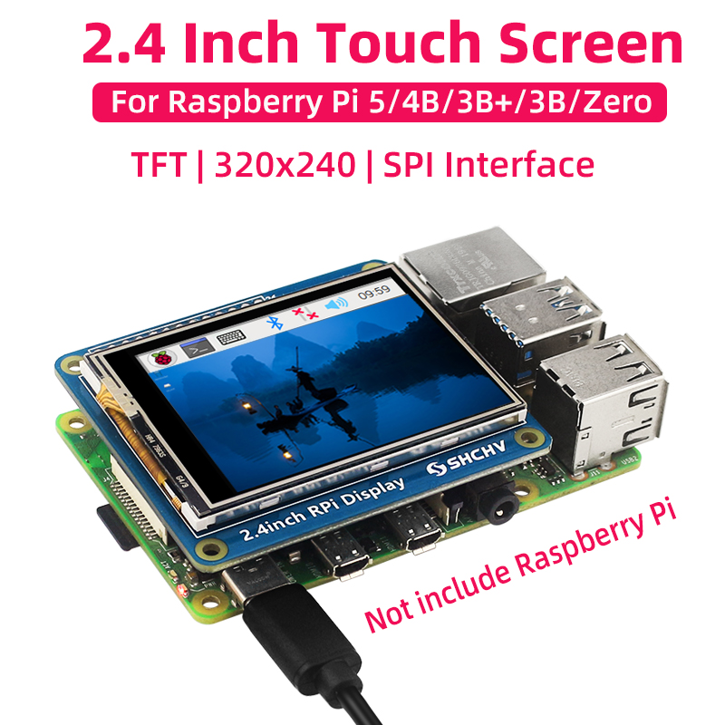 Tft Display 2.4 - SHCHV 2,4-calowy ekran dotykowy dla Raspberry