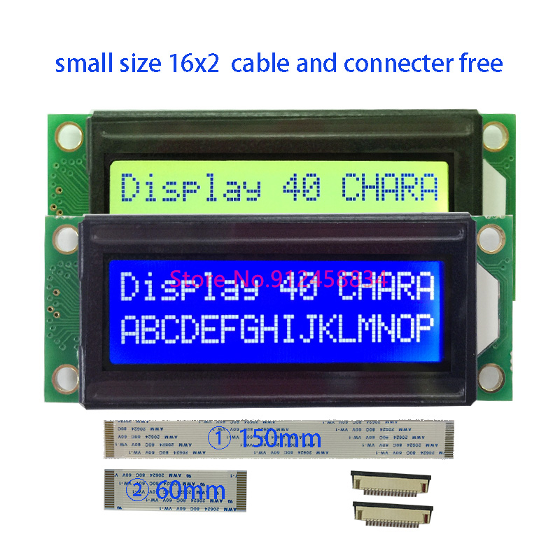 Lcd 1602 - Mini mały rozmiar 1602 moduł wyświetlacza
