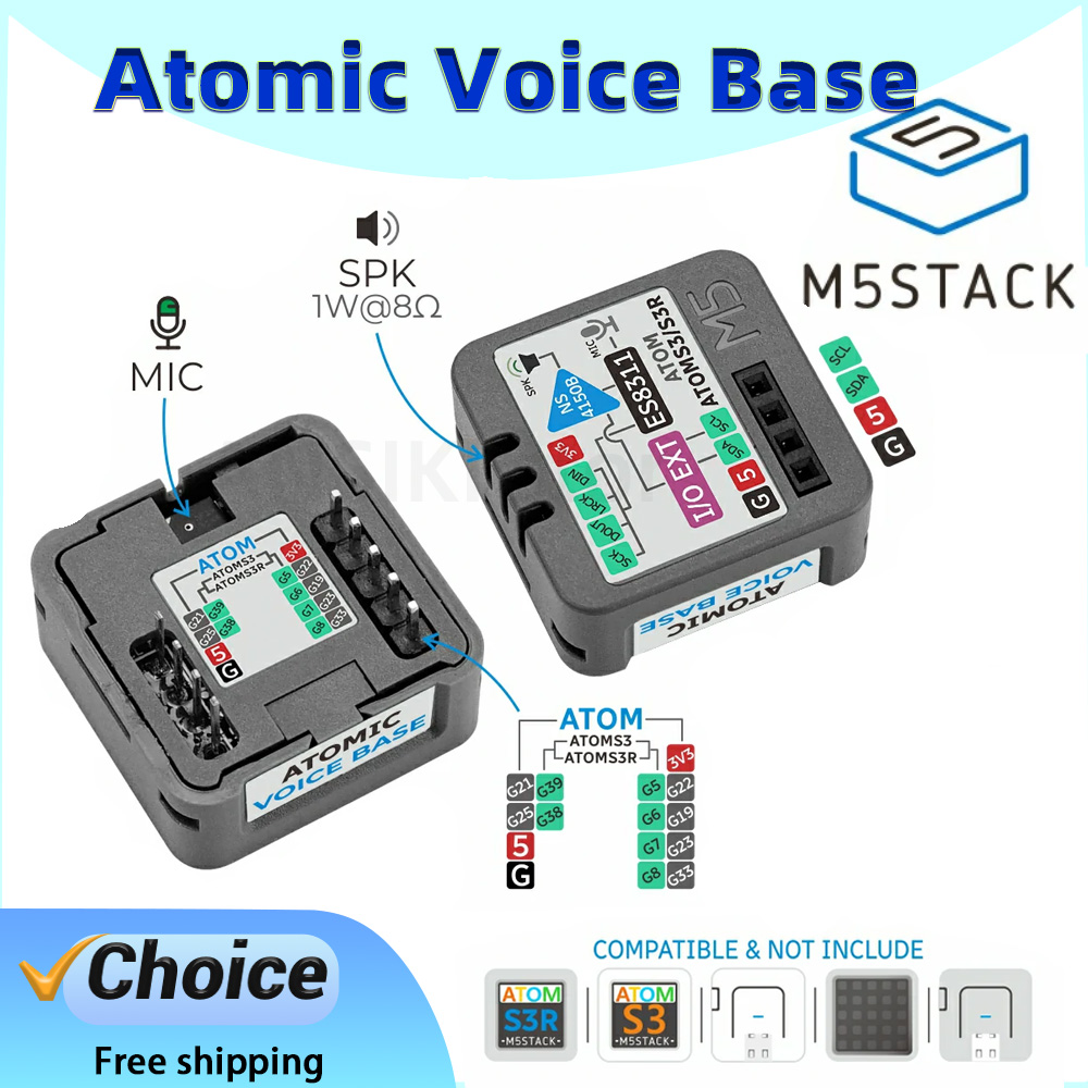 Moduł M5Stack Atomic Voice Bas – Microphone Module recenzja i cena