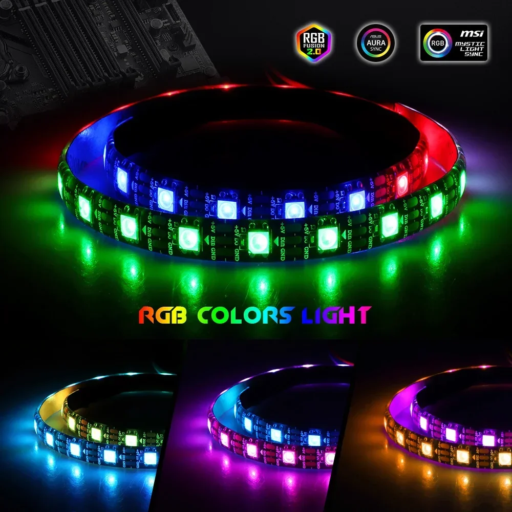 Taśma LED do komputera WS2812b – Ws2812B Strip 5V recenzja i cena