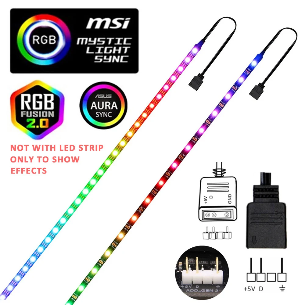 SATA Molex RGB Controller 5V 3 – Ws2812B Strip 5V recenzja i cena