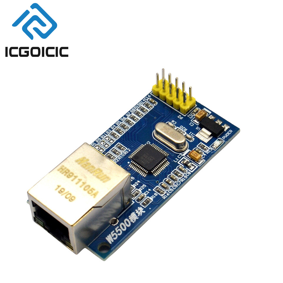 Moduł Ethernet W5500 – TCP/IP  – Ethernet W5500 recenzja i cena