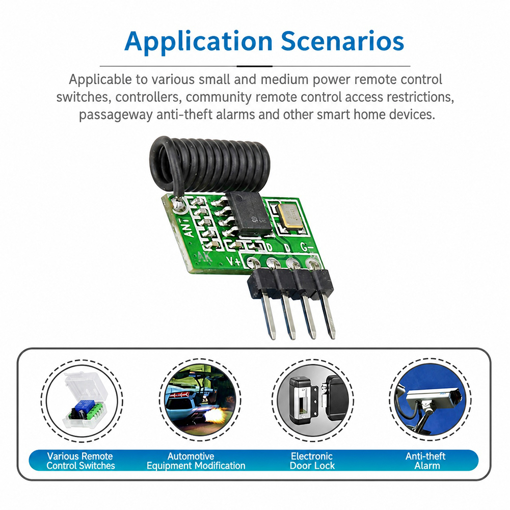 Moduł odbiornika RF superheter – Ir Remote Module recenzja i cena